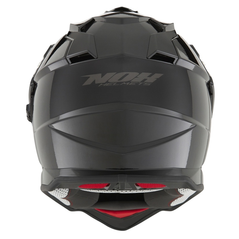 Endurohjelm NOX N312 sort blank