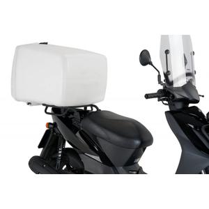 Vrchní kufr PUIG MEGA BOX bílá 100l, se zámkem