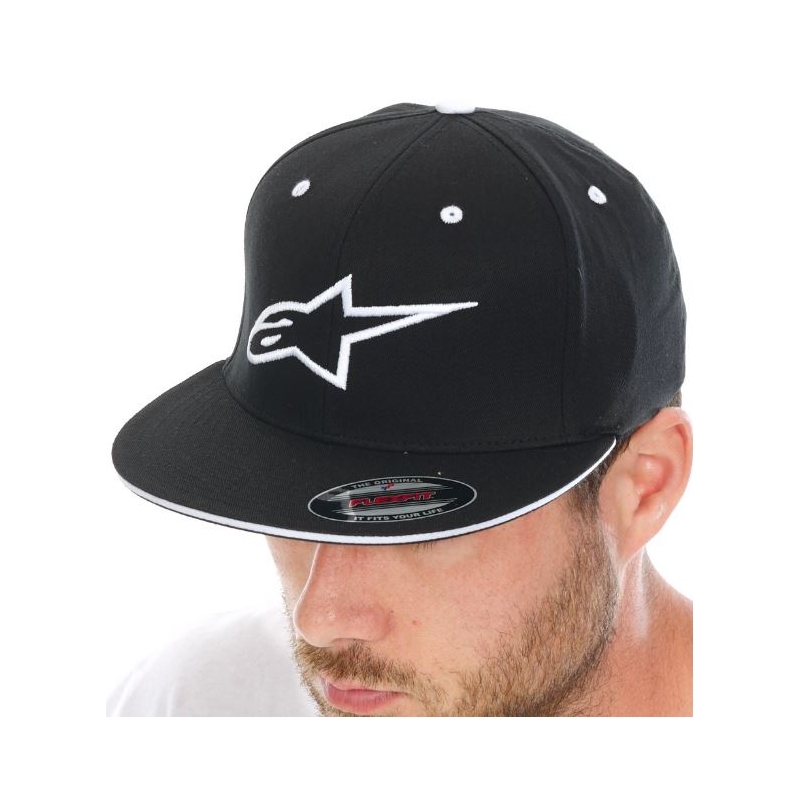 Alpinestars Ageless Flatbill Cap Sort og hvid