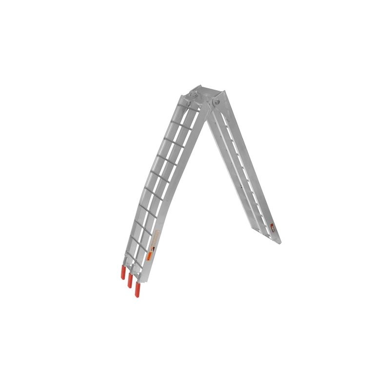 Sammenklappelig smal rampe MX Q-TECH aluminium
