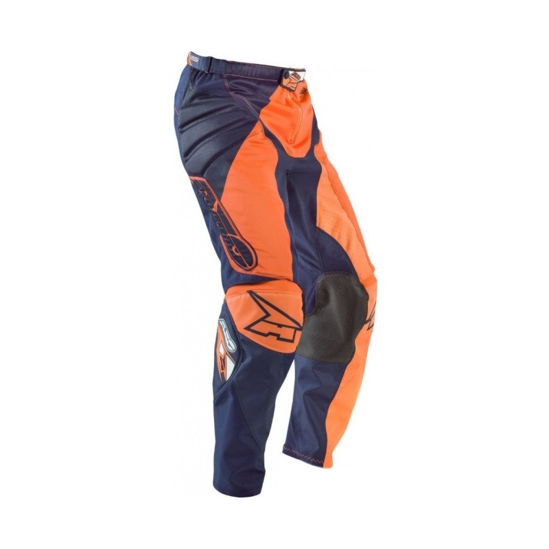 Motokrosové kalhoty AXO Motion 4 modro-fluo oranžové výprodej