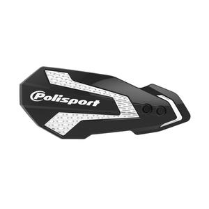 Plastic guard POLISPORT MX FLOW Black/white