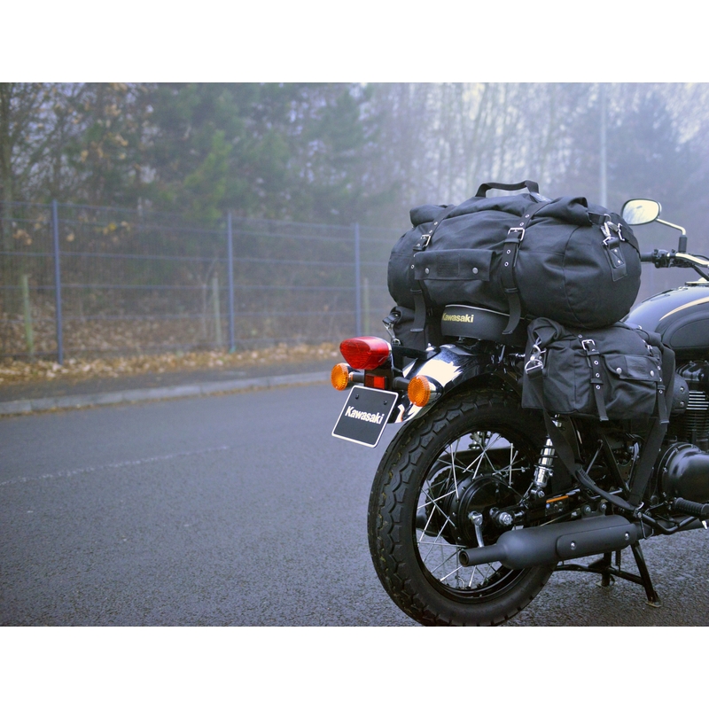 Oxford Heritage Black 40l sidetasker til motorcykler