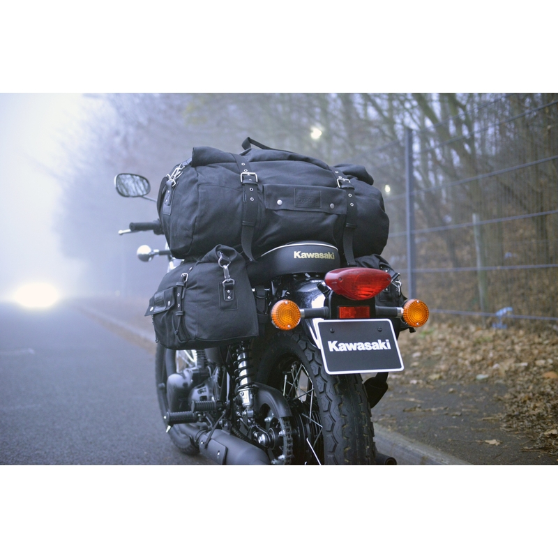 Oxford Heritage Black 40l sidetasker til motorcykler