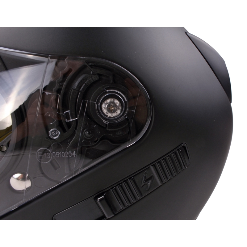 Přilba na motorku Scorpion EXO-220 černá matná výprodej