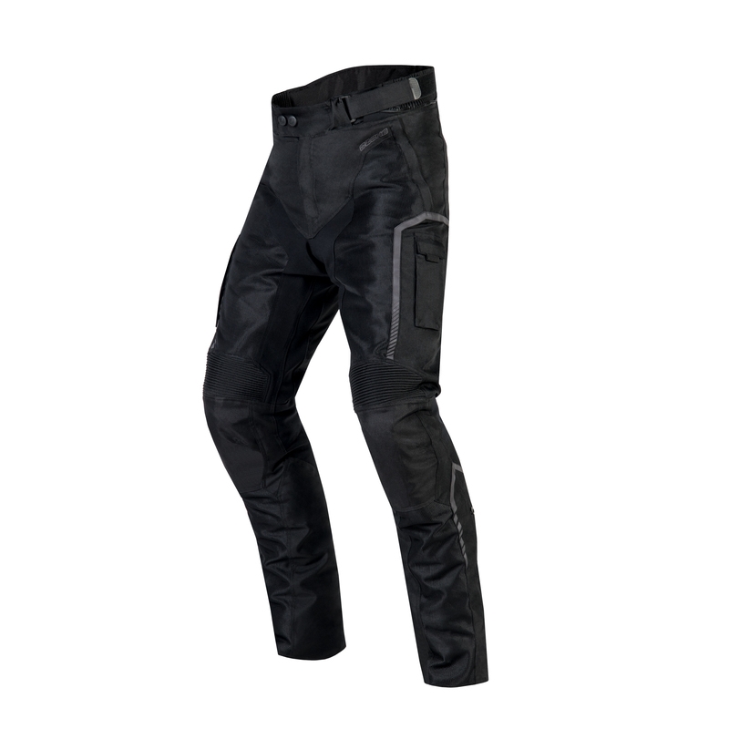 Ozone Flow sorte motorcykelbukser udsalg