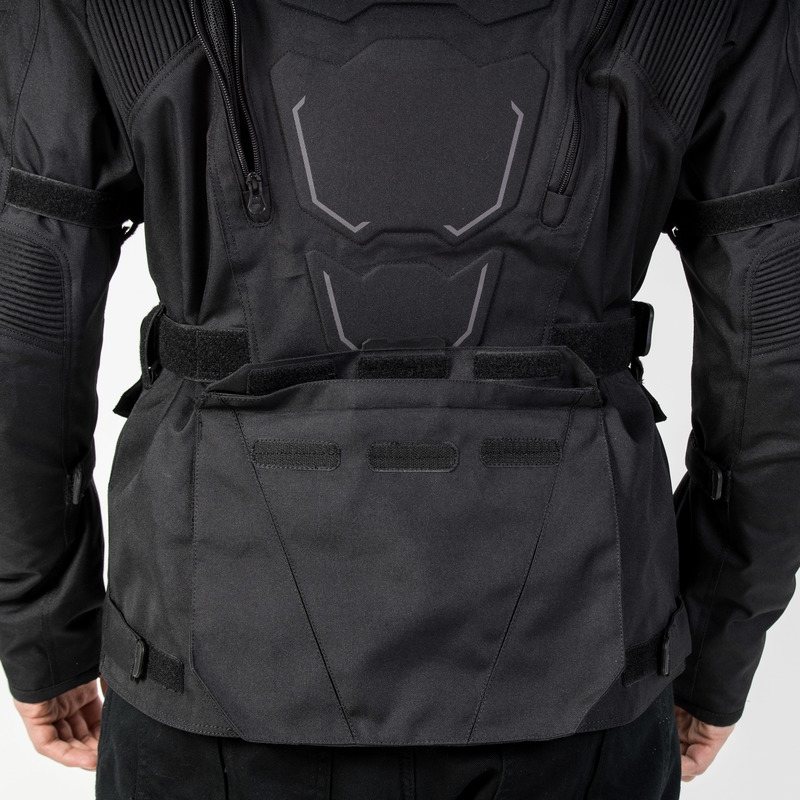 Ozone Sahara sort motorcykeljakke