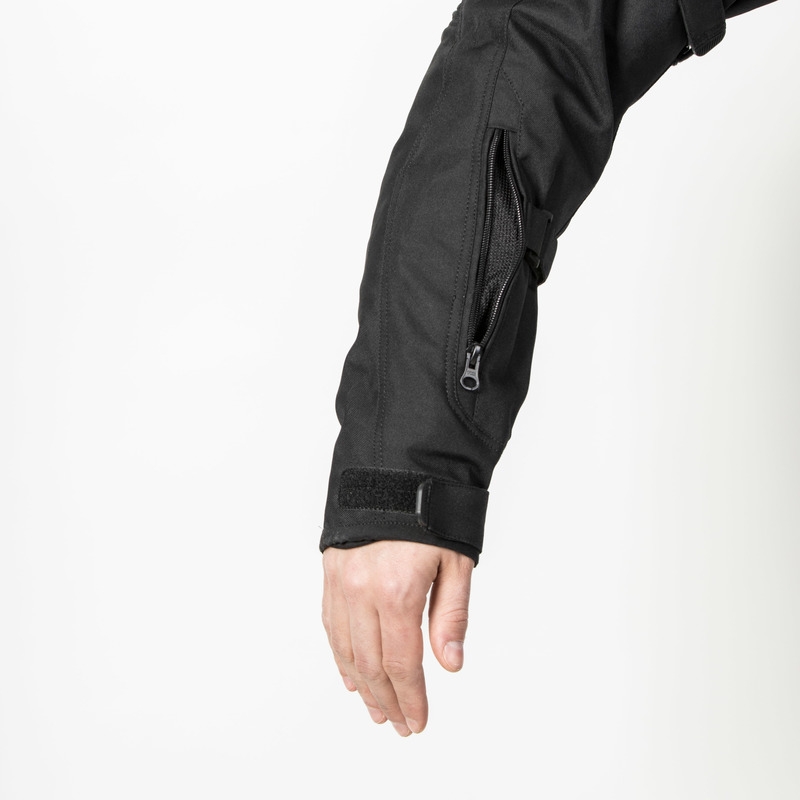 Ozone Sahara sort motorcykeljakke
