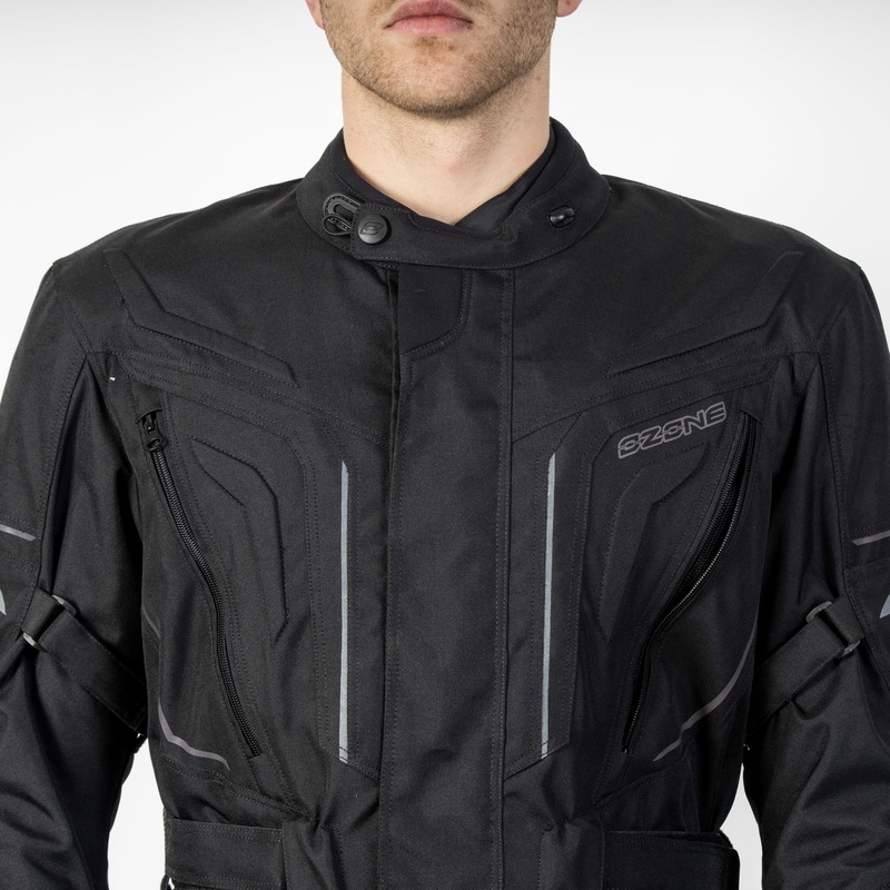 Ozone Sahara sort motorcykeljakke