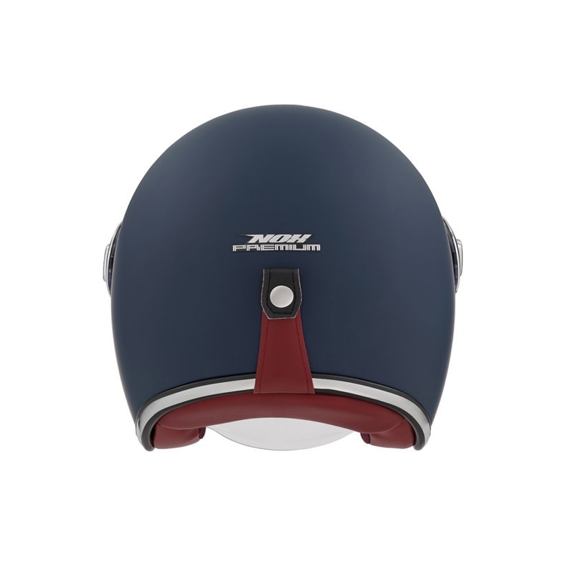 Åben motorcykelhjelm NOX PREMIUM Heritage blå