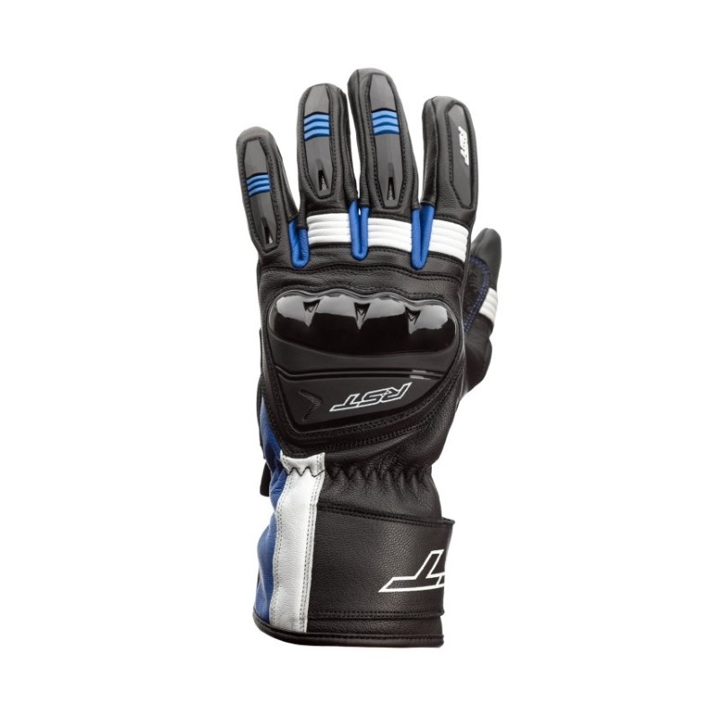 Rukavice na motorku RST Pilot CE černo-bílo-modré výprodej