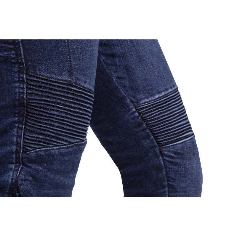 Dame motorcykeljeans Ozone Agness II blå
