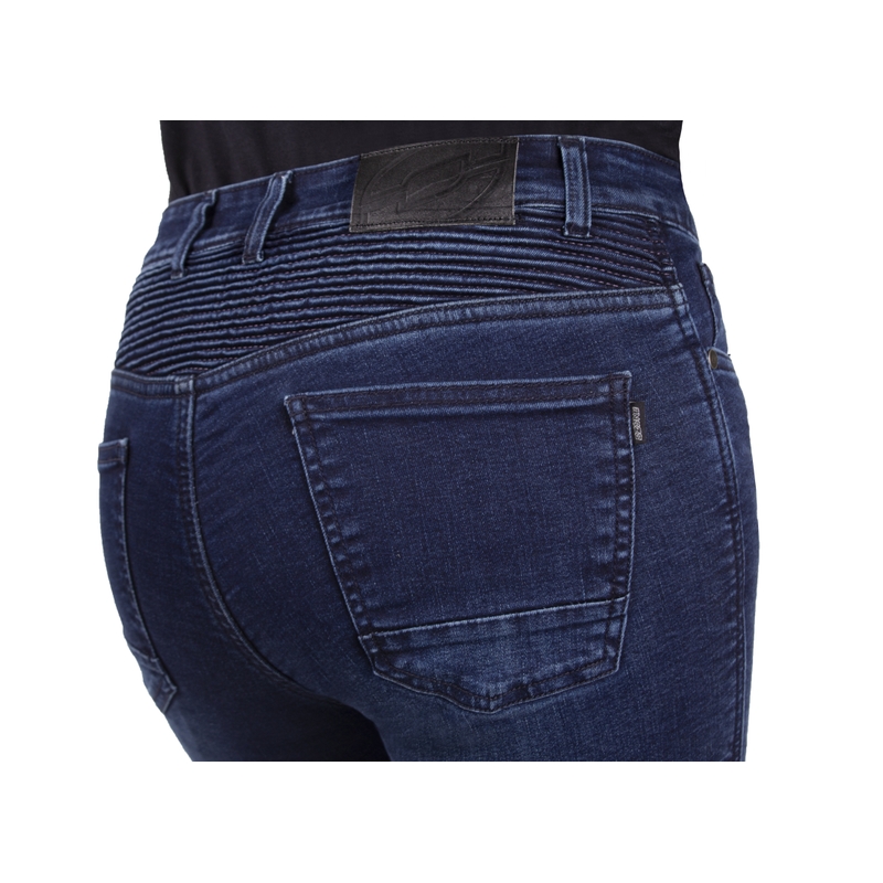 Dame motorcykeljeans Ozone Agness II blå