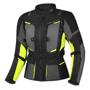 Shima Hero 2.0 Black-Gray-Fluo Yellow motorcykeljakke til kvinder