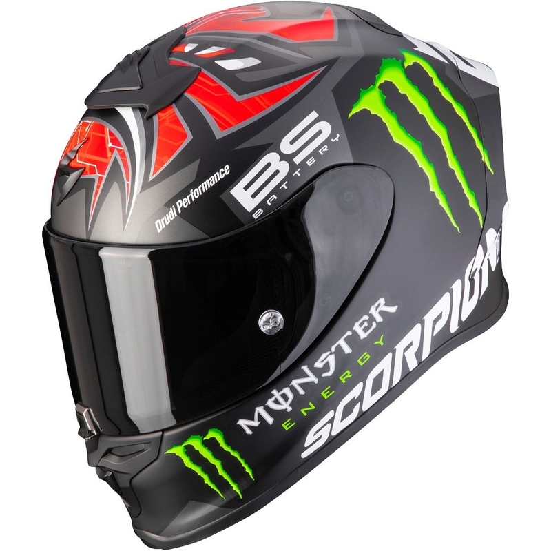 Integrální přilba na motorku Scorpion EXO-R1 Air Fabio Monster Replica červená