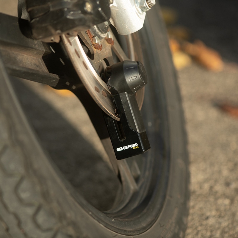 Skivebremselås Oxford Titan sort