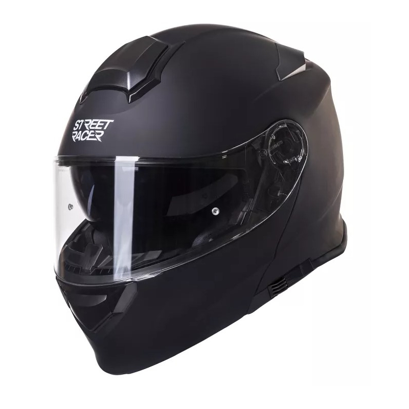 Street Racer SR V1 motorcykelhjelm sort mat