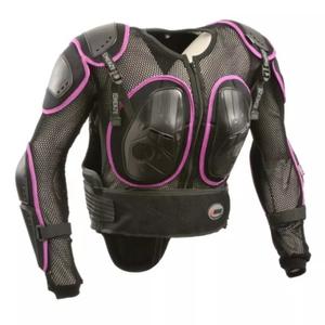 Bodyprotector Emerze EM8 til kvinder, sort og lilla