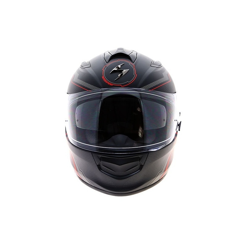 Integrální přilba na motorku Scorpion EXO-510 Air Sync černá matná-červená výprodej