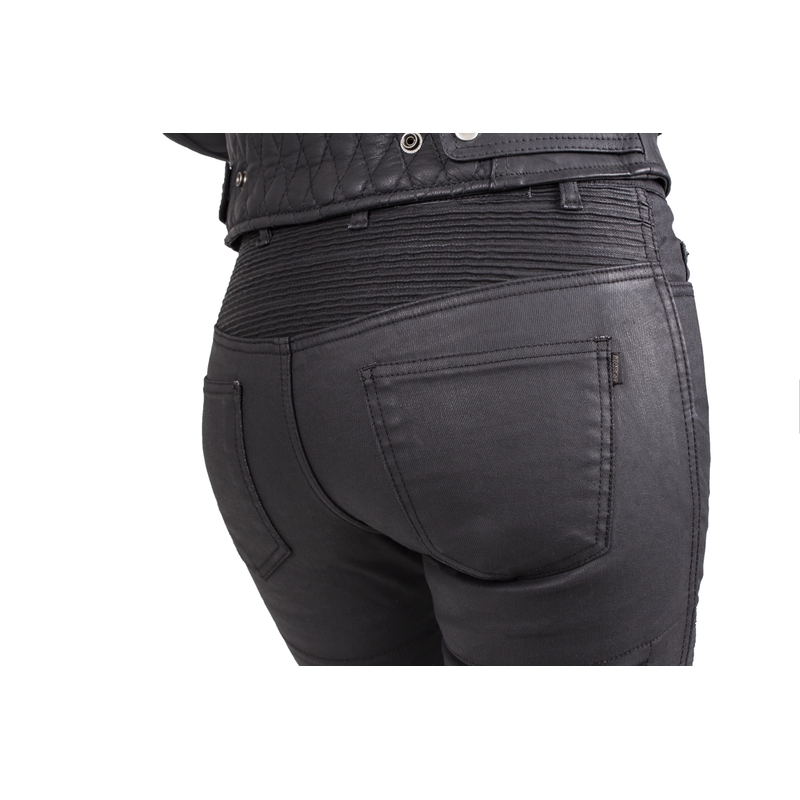 Dame motorcykeljeans Ozone Roxy sort