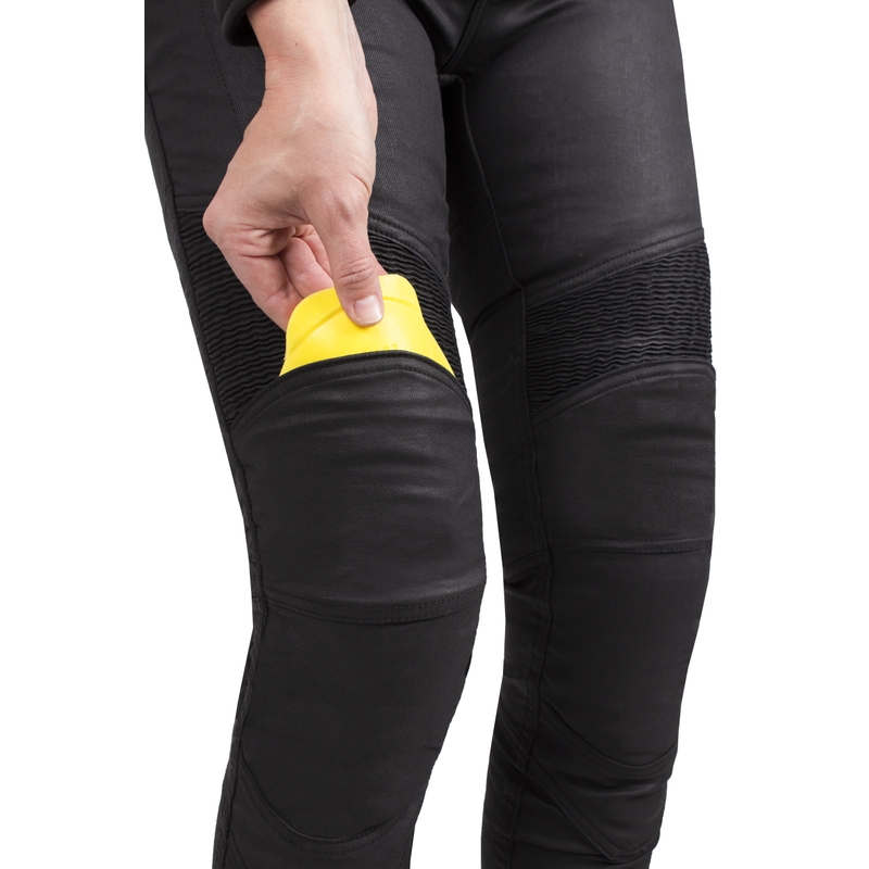 Dame motorcykeljeans Ozone Roxy sort