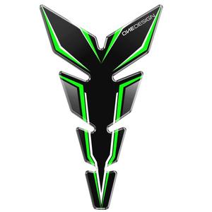 Cover til brændstoftank Print - Moon Slim fluo green