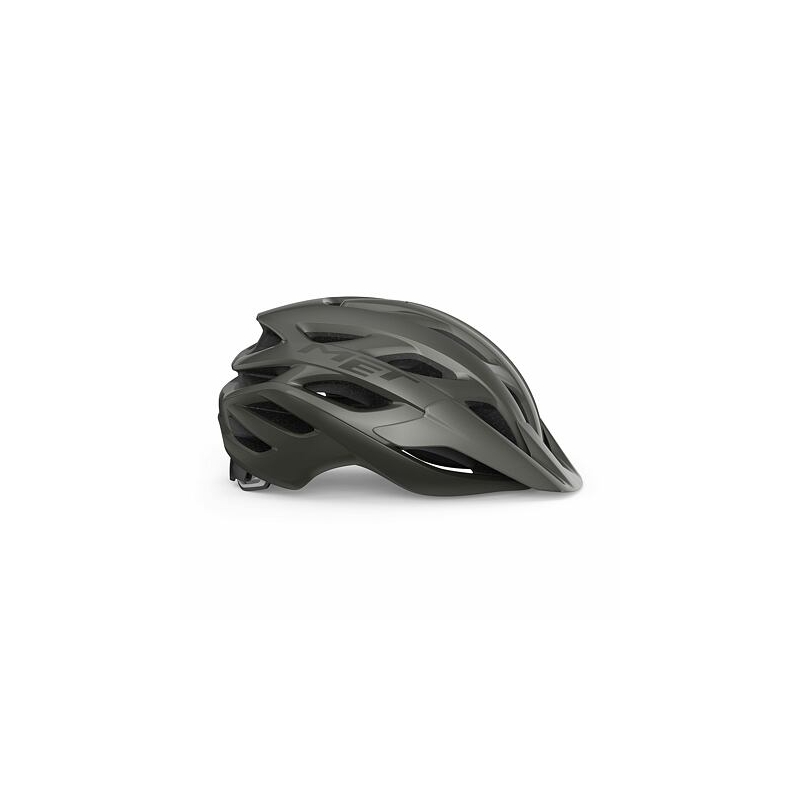 Cykelhjelm MET Veleno titanium metallic udsalg