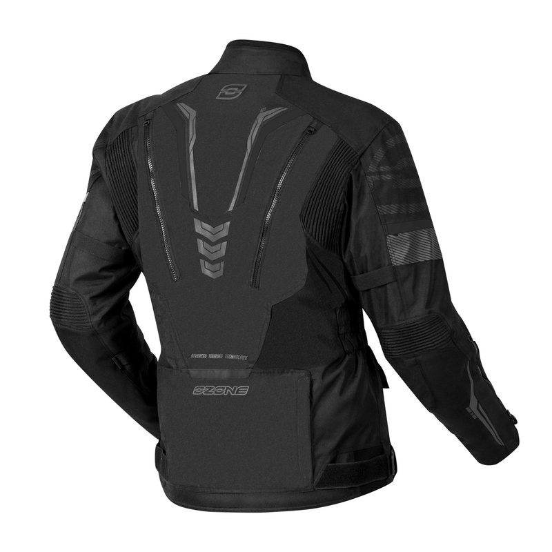 Ozone Tour III motorcykeljakke sort
