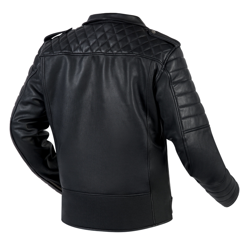 Ozone Ramones moderne sort motorcykeljakke udsalg