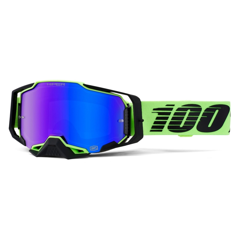 Motocross-briller 100% ARMEGA Uruma Hiper blå plexi