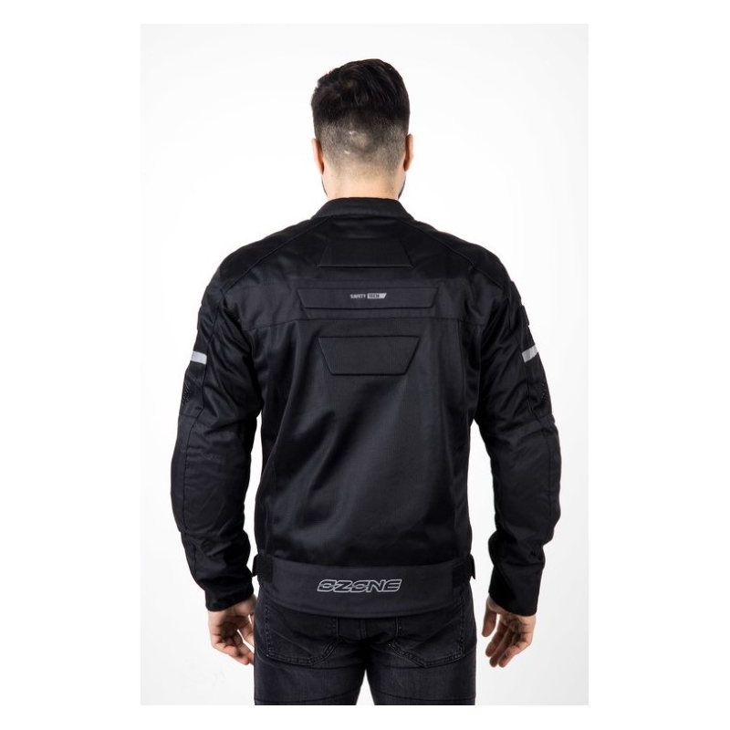 Ozone Dart sort motorcykeljakke