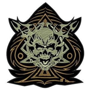 Patch Pik brun - stor udsalg