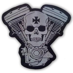 Patch Warrior hvid-sort udsalg