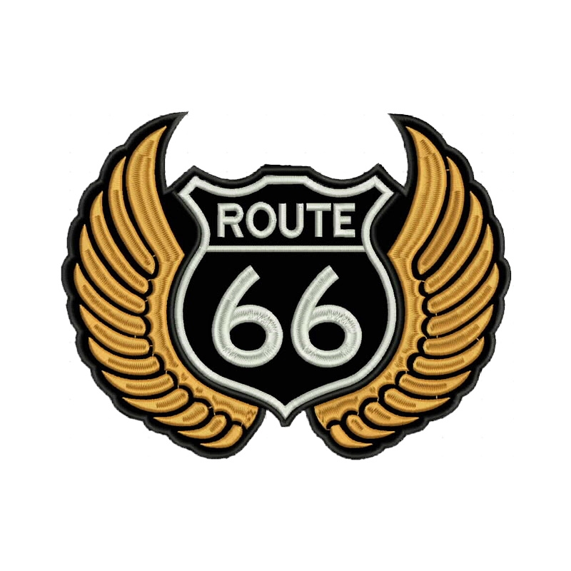 Patch Route vinger orange - stor udsalg