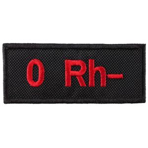 Plaster med blodtype 0 Rh-