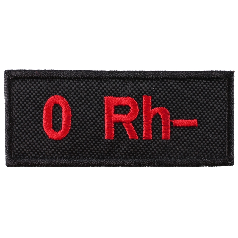 Plaster med blodtype 0 Rh-