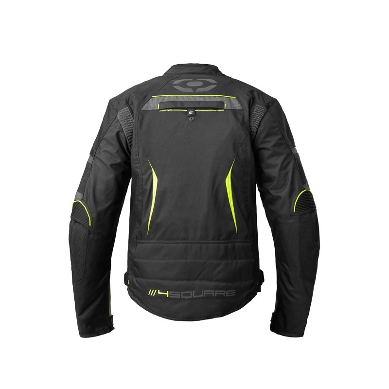 Bunda na motorku 4SQUARE Roadster Dual černo-fluo žlutá