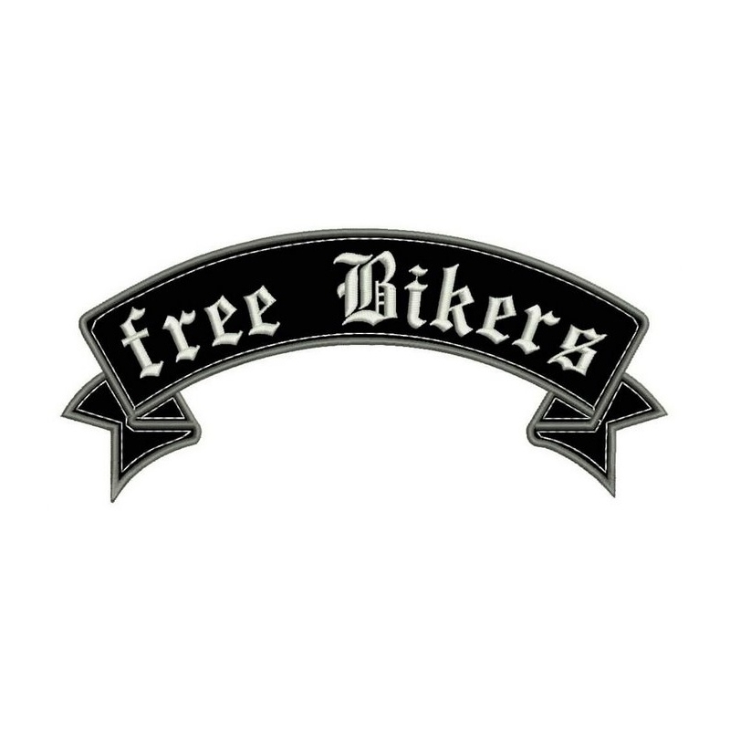 Patch Free Biker-top med bånd