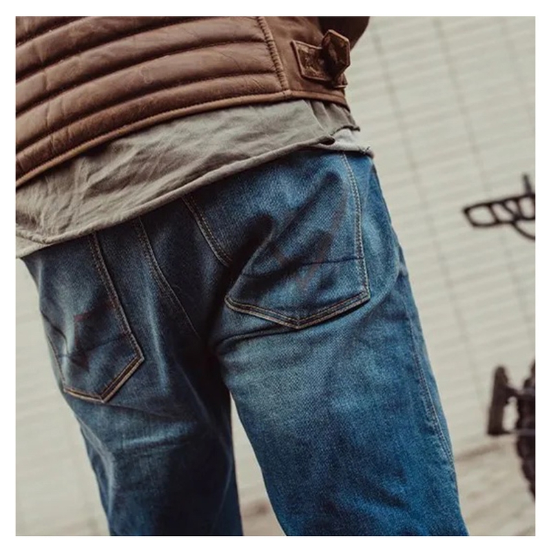 Motorcykeljeans Revit Carlin SK blue extended