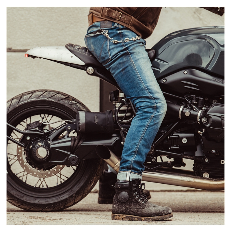 Motorcykeljeans Revit Carlin SK blue extended