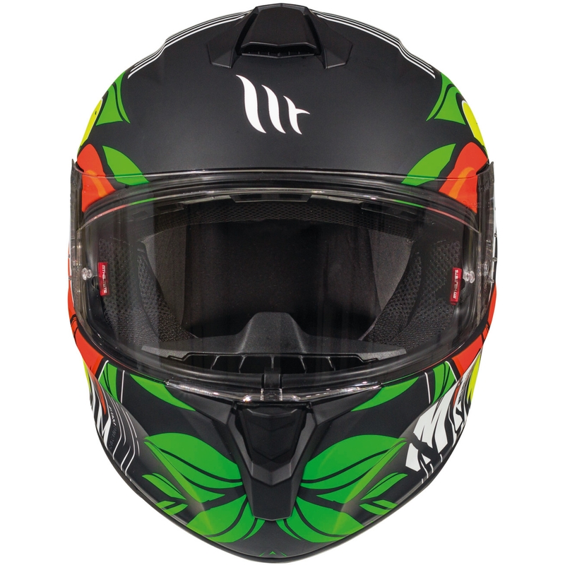 MT Targo Truck A2 fluogul mat integreret motorcykelhjelm