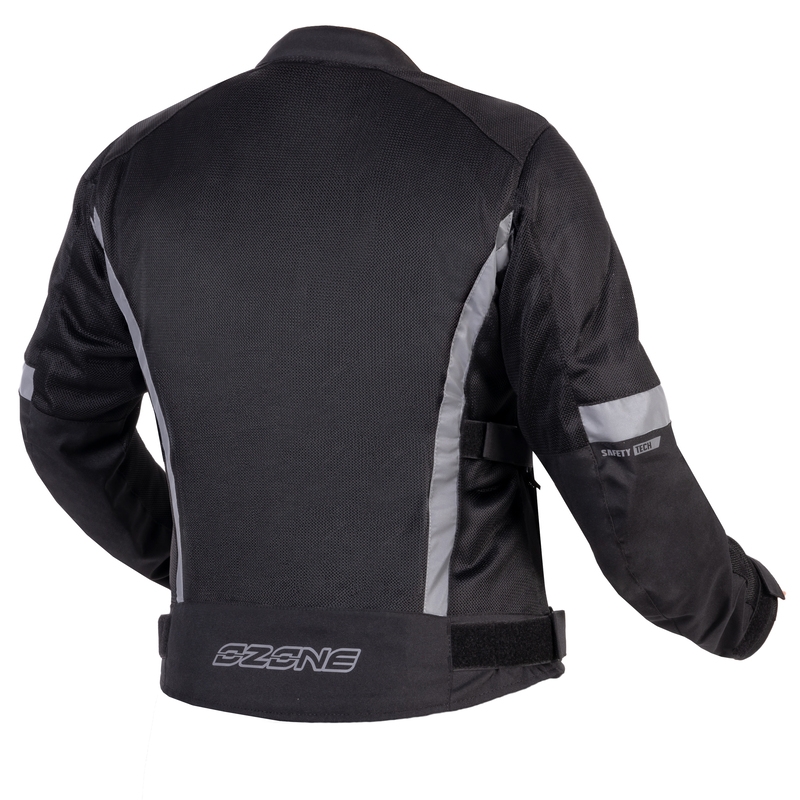 Dame motorcykeljakke Ozone Dart sort