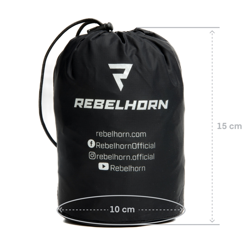 Rebelhorn Horizon Regnbukser Sort udsalg