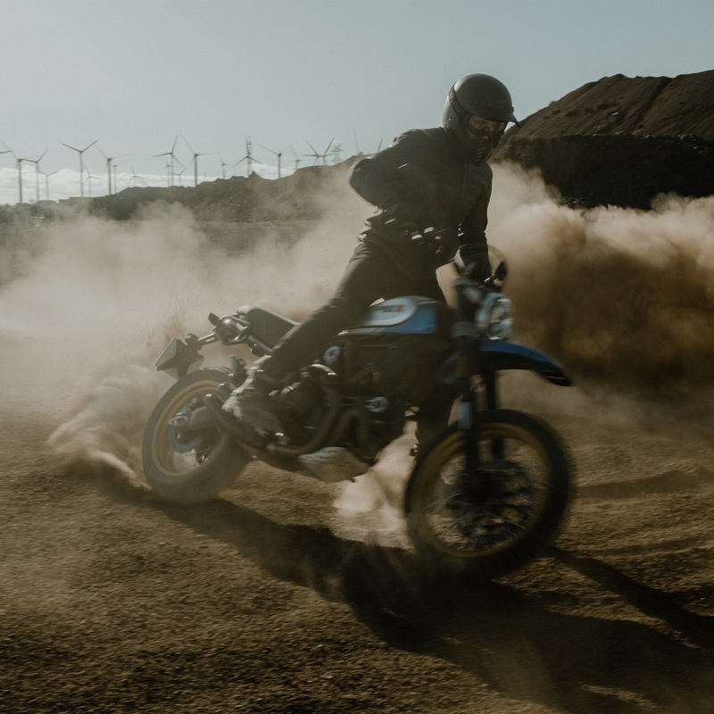 Motorcykeljakke Rebelhorn Runner III sort udsalg