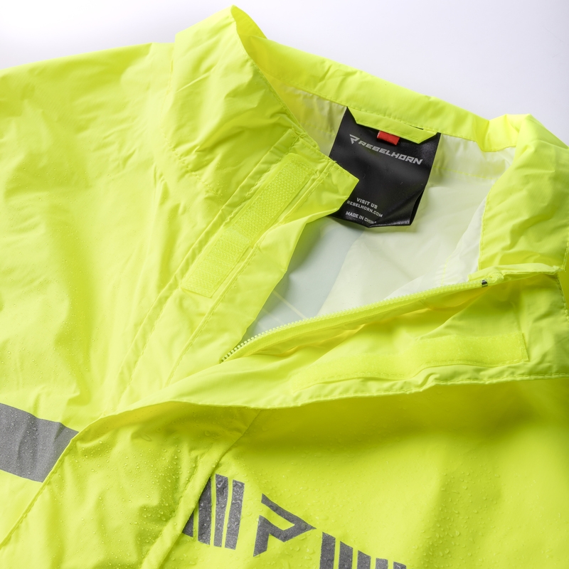 Rebelhorn Ocean fluo gul regnjakke