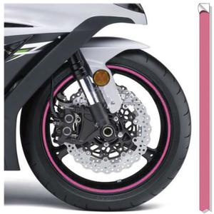 Reflekterende fælgbånd Print pink