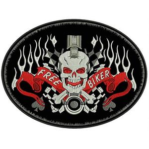 Patch Free Biker oval - stor udsalg