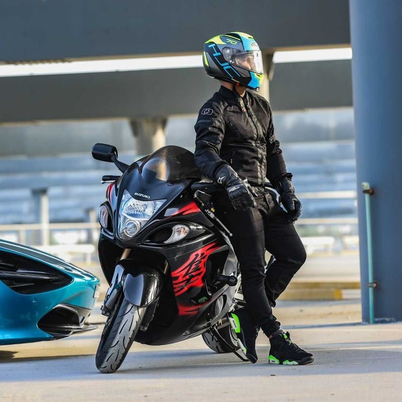 Oxford Delta 1.0 Air sort motorcykeljakke