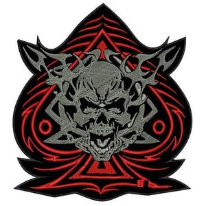 Patch Pik rød - stor udsalg