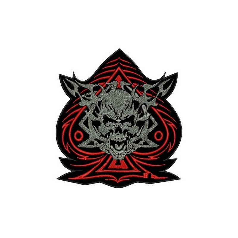 Patch Pik rød - stor udsalg